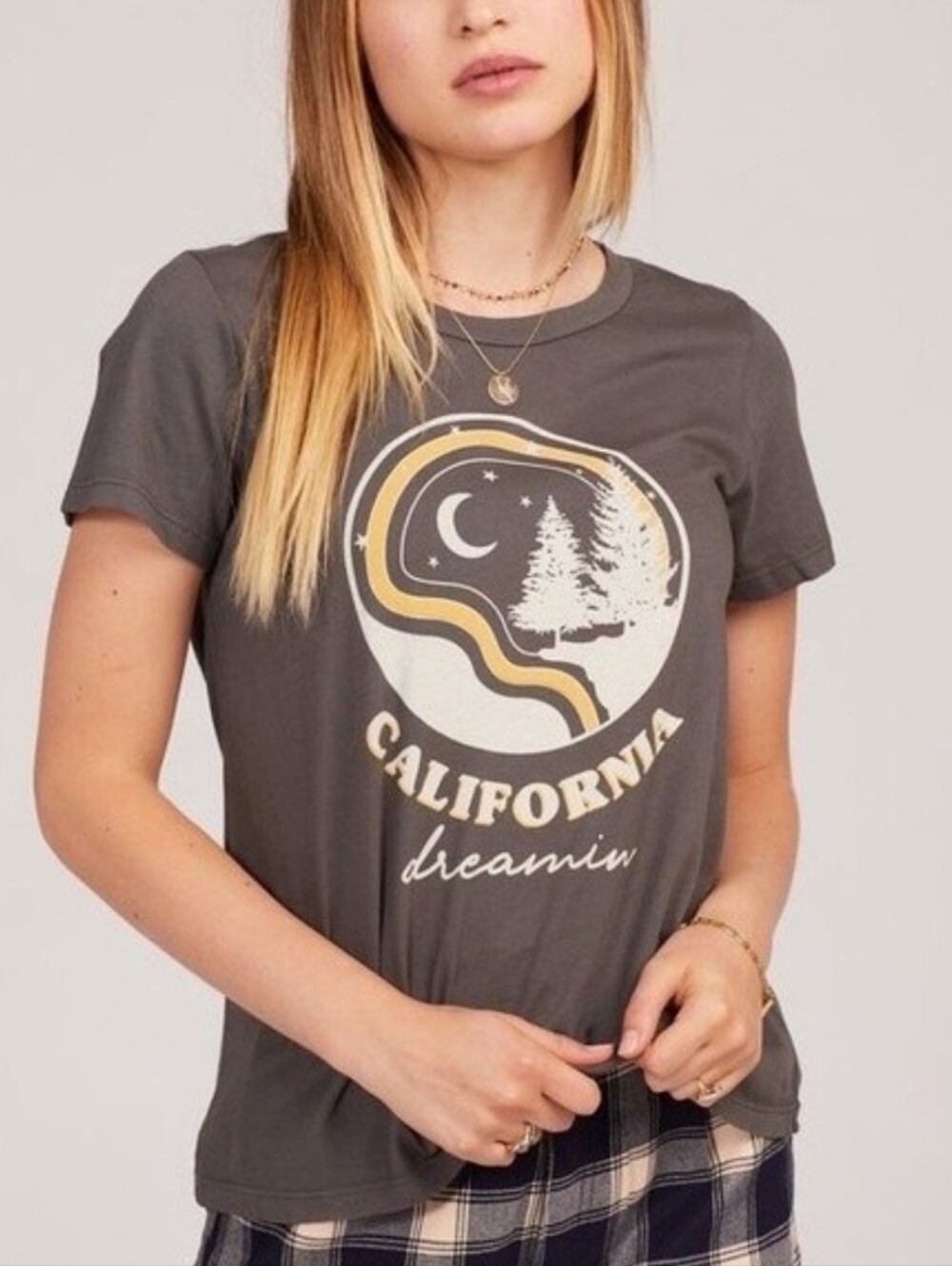 MATE the Label Organic Cotton 'California dreamin' Graphic Tee Women's Size XS
